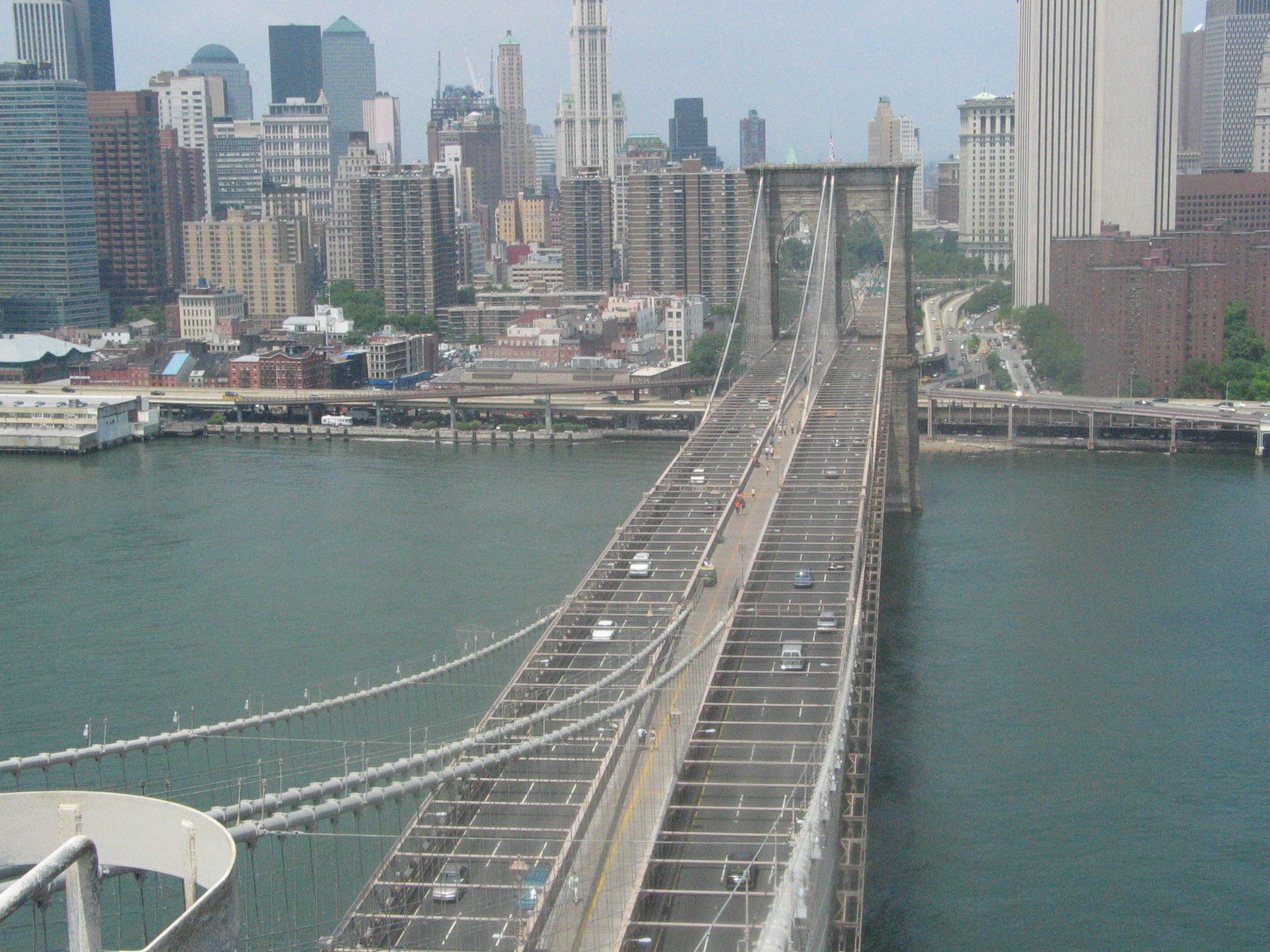 brooklyn bridge from tower