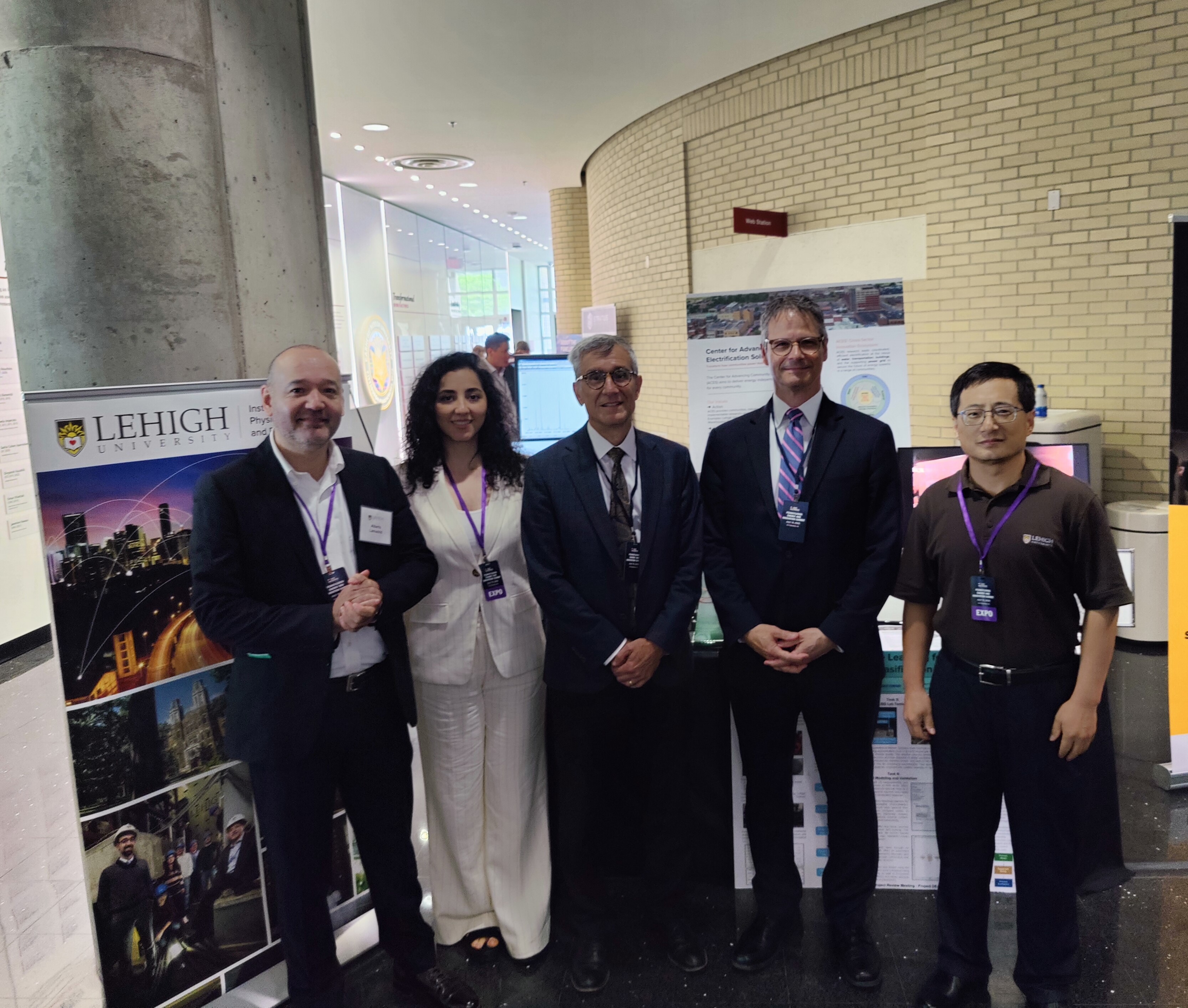Lehigh researchers at the AI Expo