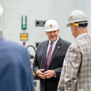 Group of men in hard hats